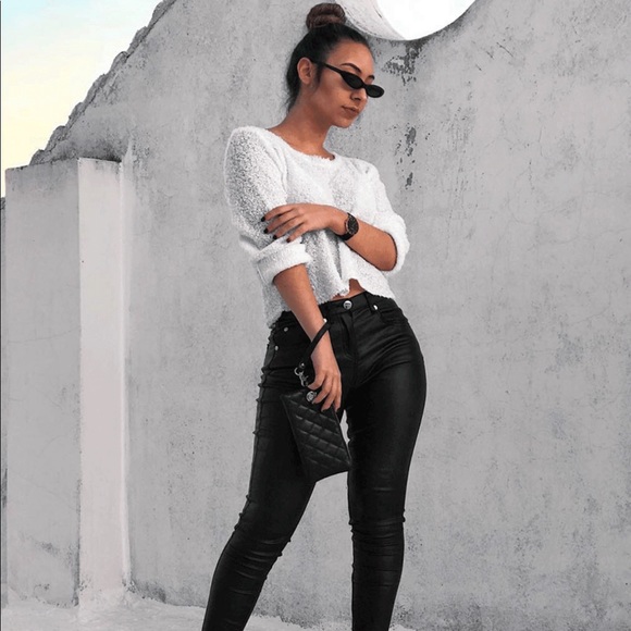 Pants - *Last Pair* Black Leatherette Pants